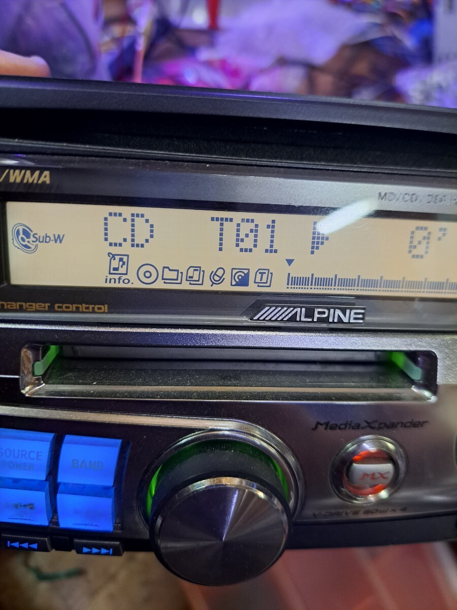 アルパイン　ALPINE　2din CD MD MDA-W910J