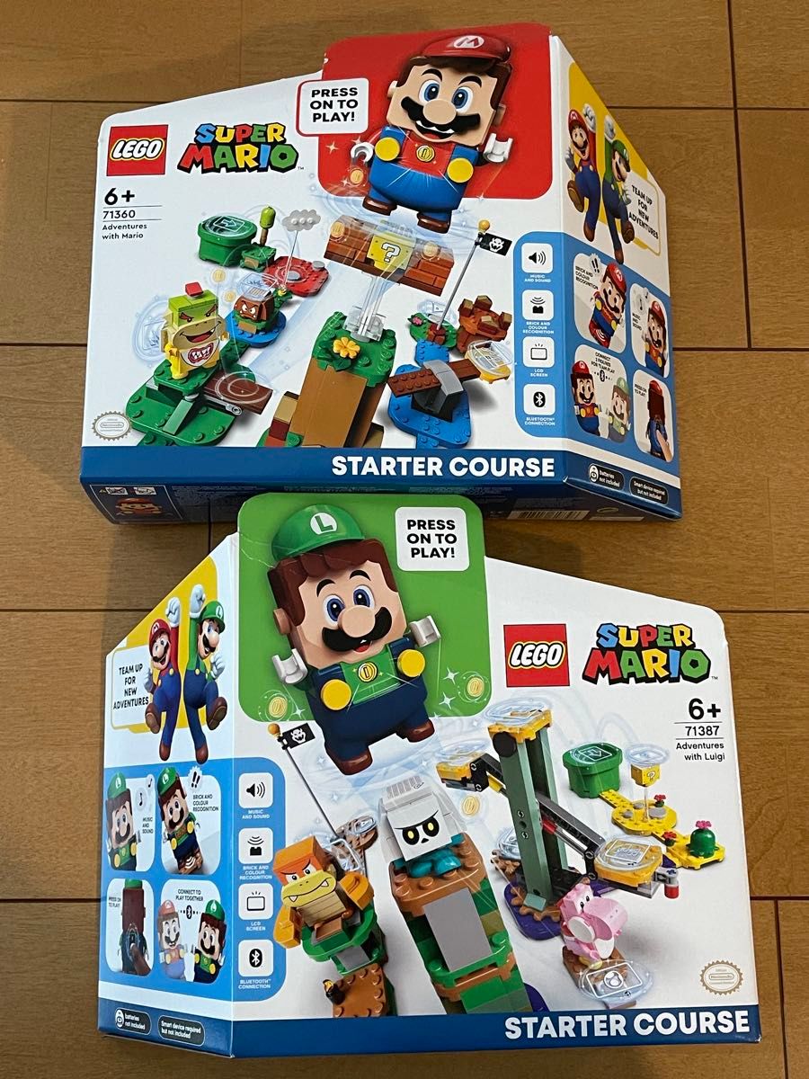 新品 LEGO レゴ スーパーマリオ Adventures with Mario Luigi ぼうけんのはじまり スターター