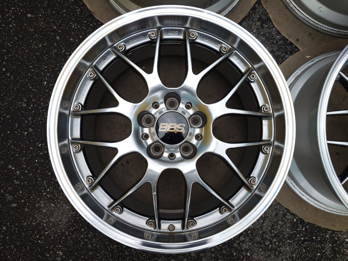 美品 鍛造 BBS RS-GT DB-SLD ダイヤモンドブラック 18インチ 8.5J+30 RS904 9.5J+38 RS905 PCD114.3 5穴 4本の画像3