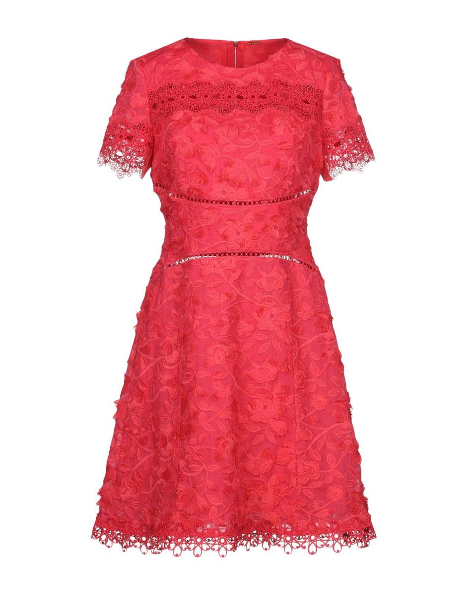 ELIE TAHARI エリータハリ 赤 レッド ドレス ワンピース レース ELIE TAHARI エリータハリ 赤 レッド ドレス ワンピース レース