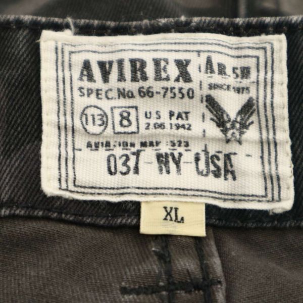 AVIREX Avirex [ камуфляж камуфляж рисунок общий рисунок ] колени цельный Basic cargo укороченные брюки Sz.XL мужской большой размер C4B01659_4#P