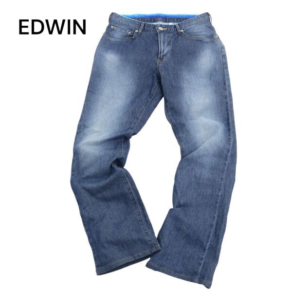 EDWIN エドウィン ER003C ジャージーズ★ USED加工 和紙使用 ストレッチ デニム パンツ ジーンズ Sz.S　メンズ 日本製　C4B01672_4#R_画像1