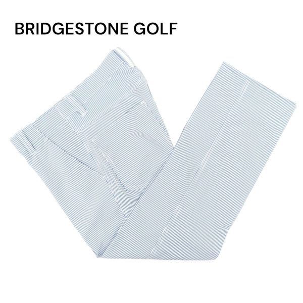 BRIDGESTONE GOLF ブリヂストン ゴルフ 通年 ストライプ スラックス パンツ Sz.76　メンズ　C4B00595_1#R_画像1