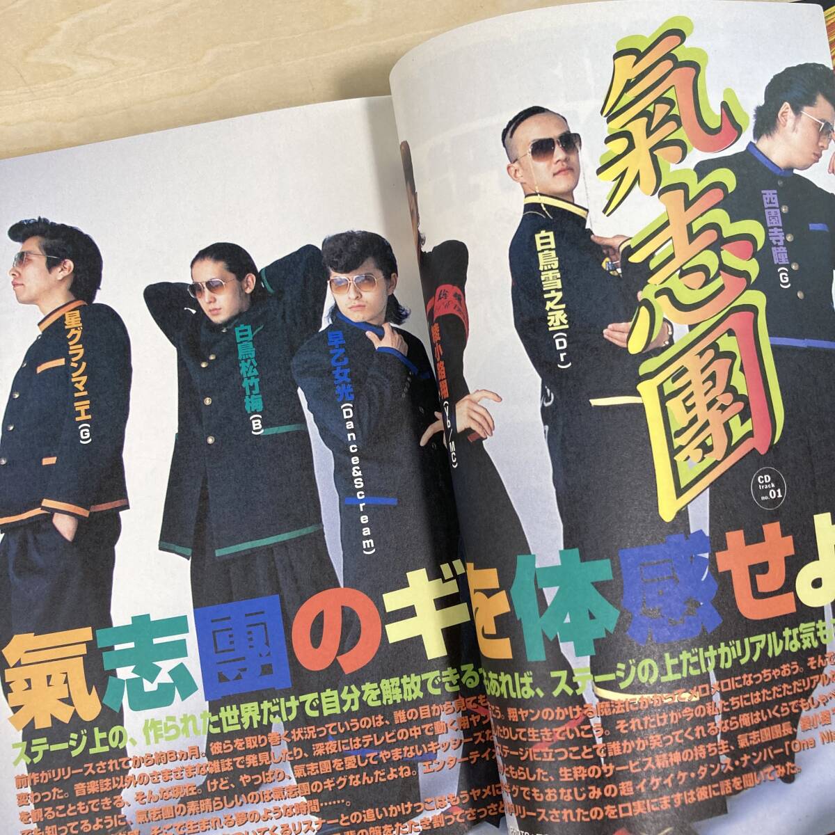 Indies magazine インディーズマガジン 2001年9月 氣志團　CD付き_画像5