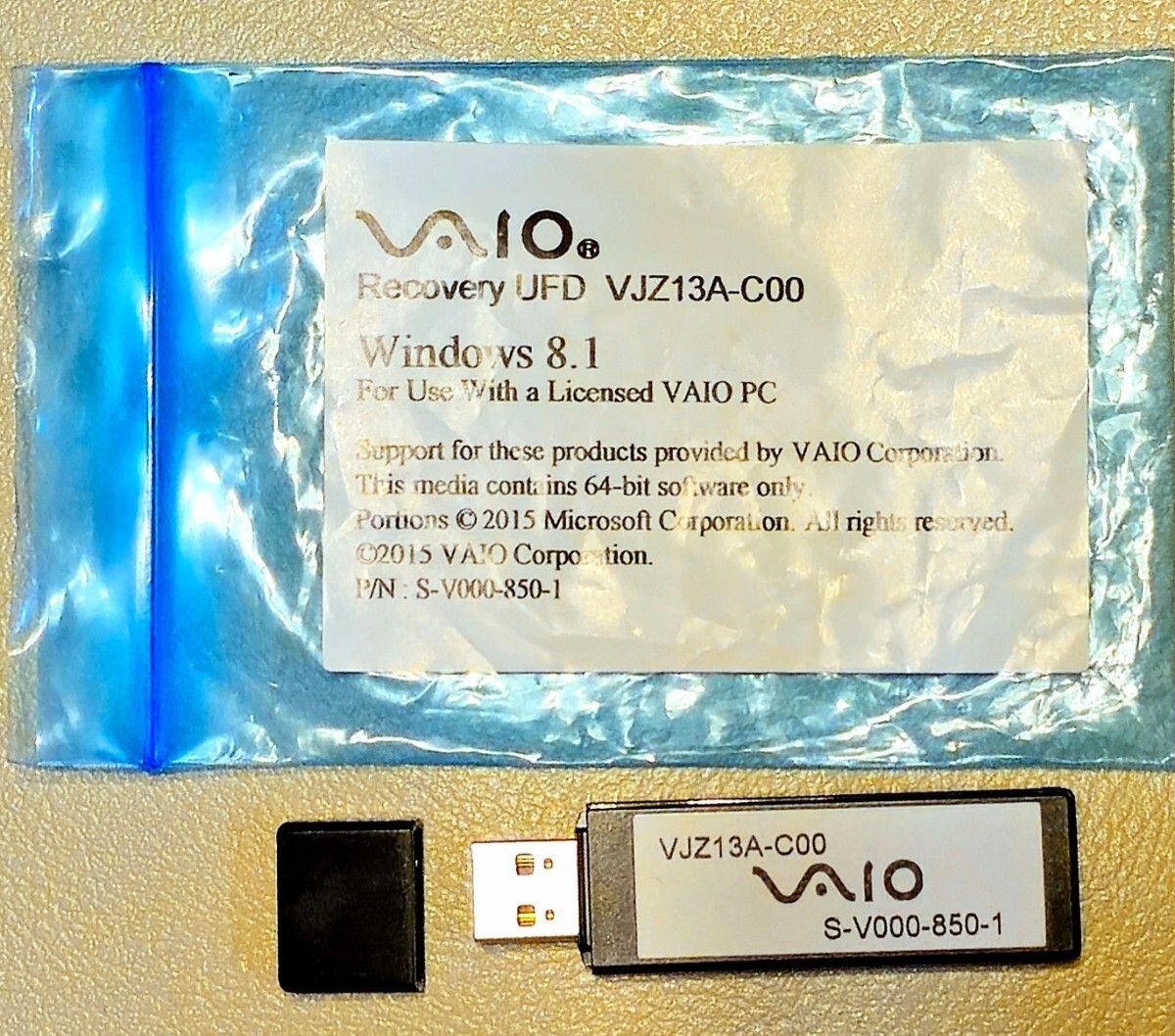 [ прекрасный товар ] Vaio фирма VAIO-Z USB восстановление - носитель информации (VJZ13A-C00) | новый товар. справочная цена : примерно 7,000 иен ( включая налог )