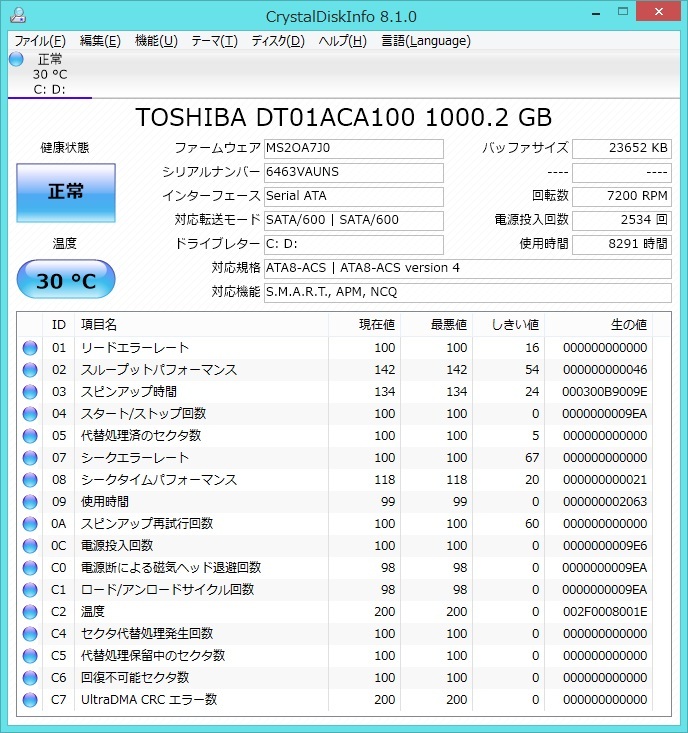 032812 ESPRIMO WH53/S Core i3-4100M Mem4GB HDD1TB Win8.1 JUNK_画像9