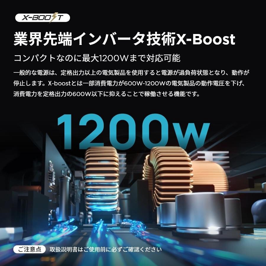 美品 EcoFlowメーカー直売 ポータブル電源 RIVER PLUS 360Wh 保証付き バッテリー 防災用品 急速充電キャンプ 車中泊 エコフローの画像5