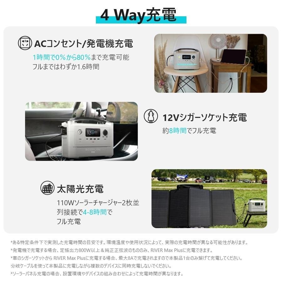  beautiful goods!EcoFlow Manufacturers direct sale portable power supply RIVER Max PLUS with guarantee battery sudden speed charge camp sleeping area in the vehicle eko flow 
