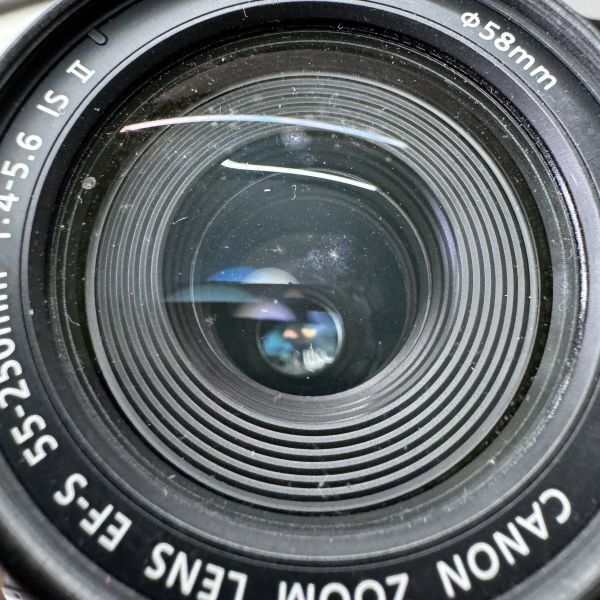 Canon EOS KISS X7 EF-S 18-55mm 1:3.5-5.6 IS STM 55-250mm 1:4-5.6 IS II デジタル一眼レフ カメラ_画像8