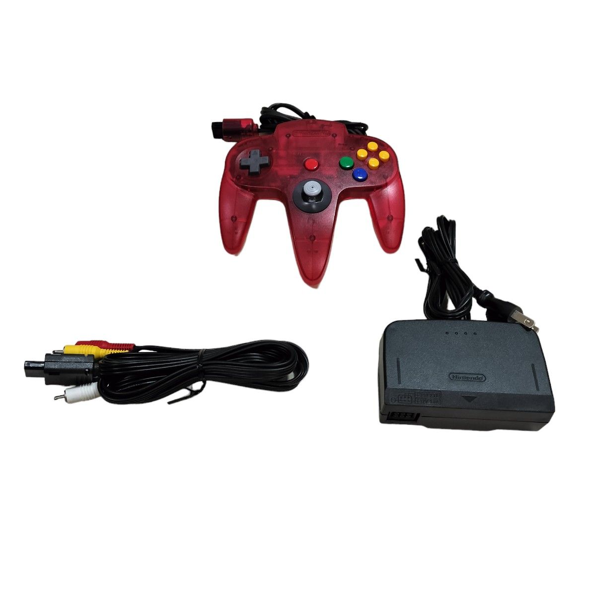 美品 ニンテンドー64 本体 クリアレッド 限定色 任天堂 Nintendo 美品 ニンテンドー64 本体 クリアレッド 限定色 任天堂 Nintendo