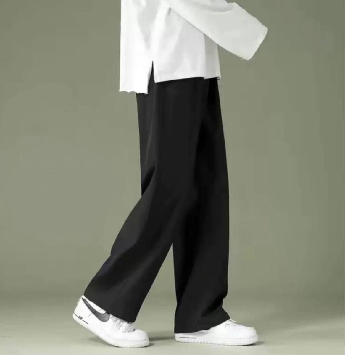 【SALE！】長ズボン ストレートパンツ カジュアルパンツ テーパード ワイドパンツ メンズ ゆったり 薄手 ボトムス スラックス