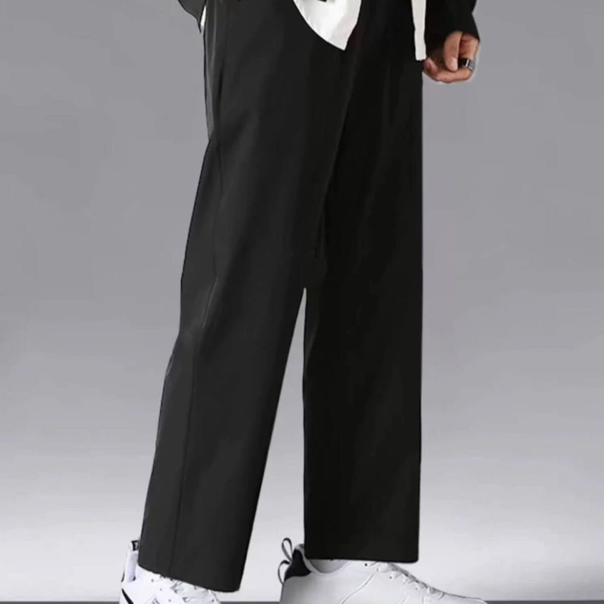 【SALE！】長ズボン ストレートパンツ カジュアルパンツ テーパード ワイドパンツ メンズ ゆったり 薄手 ボトムス スラックス