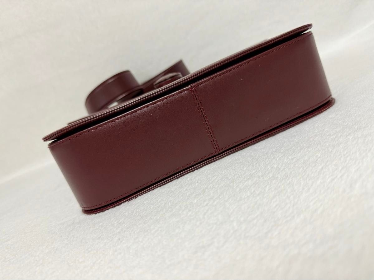 CARTIER カルティエ マストライン ターンロック ショルダーバッグ レザー