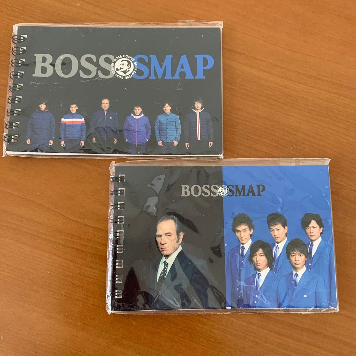 SMAP X BOSS コラボ　リングメモ帳　2冊セット　木村拓哉　草彅剛　中居正広　稲垣吾郎　香取慎吾