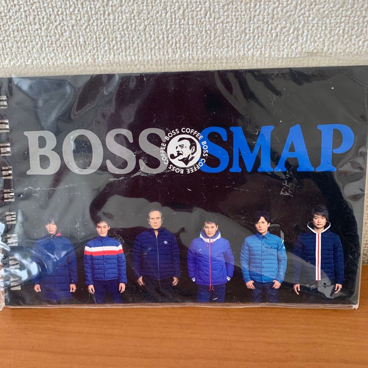 SMAP X BOSS コラボ　リングメモ帳　2冊セット　木村拓哉　草彅剛　中居正広　稲垣吾郎　香取慎吾