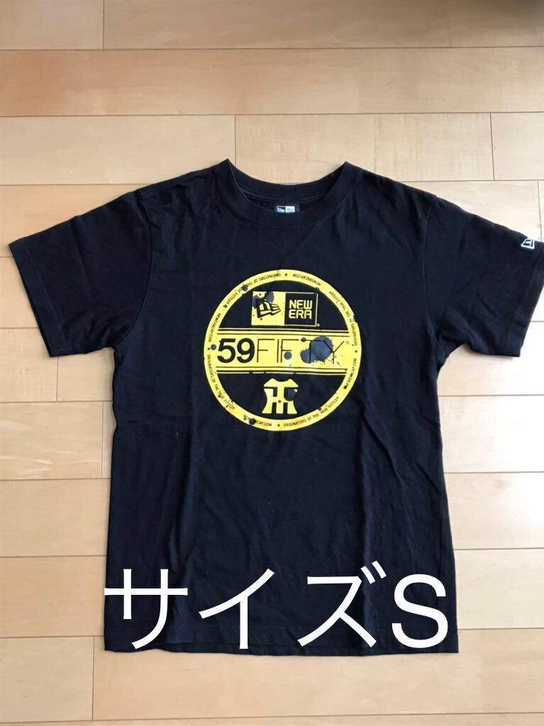  Hanshin Tigers short sleeves T-shirt [S] men's New Era NEW ERA