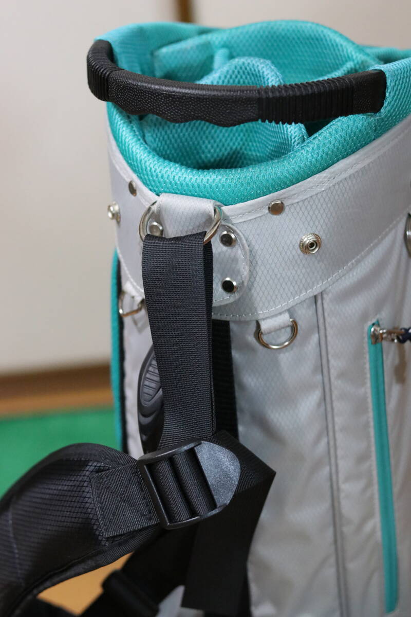 [ nationwide free shipping ][ limitation collaboration goods ] Pearly Gates master ba knee ×PONY stand caddy bag 9 -inch 