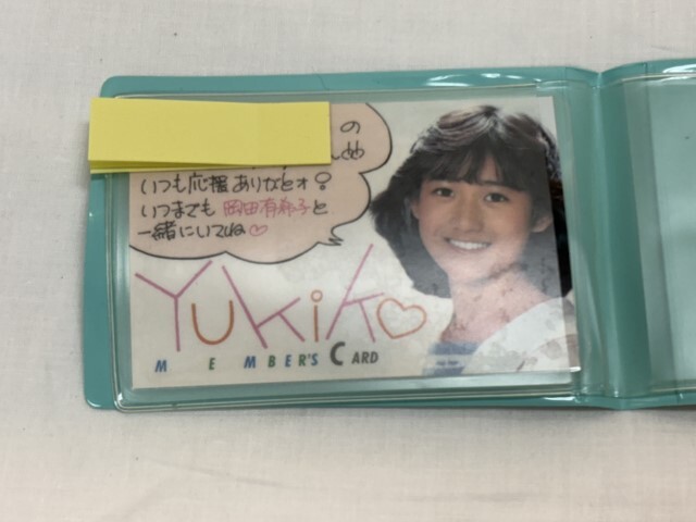 岡田有希子 ファンクラブ 会員証 パスケースの画像4