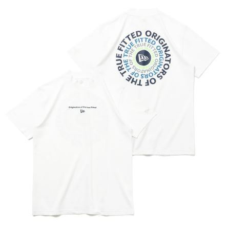 《2024年春夏》【ゆうパケット対応】ニューエラ ミッドネックTEEサークル半袖シャツ（14109052）白（L) の画像1