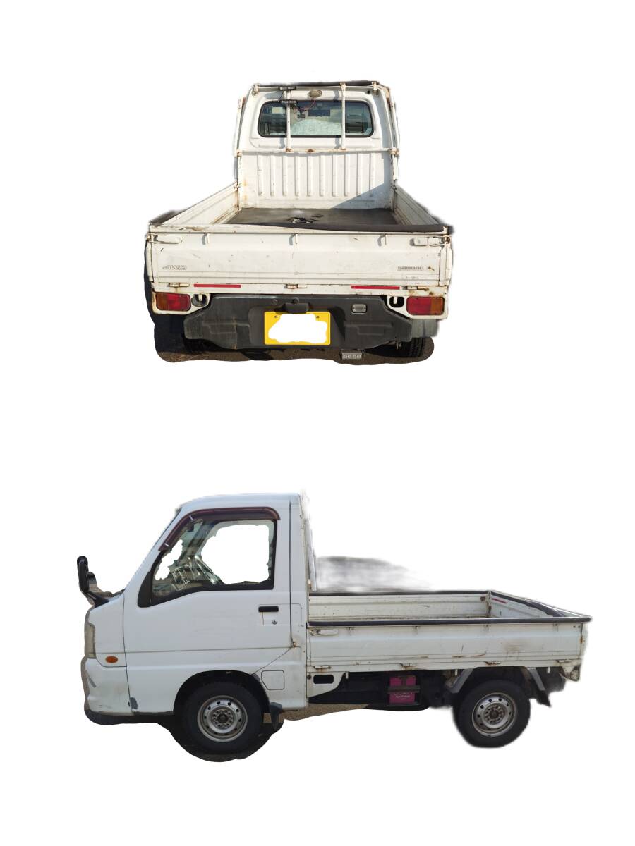 スバル サンバートラック TT2 5MT 4WD 現状販売 車検R7年8月9日迄！タイベル交換！ウルトラローギア/ ドラレコ付/A/C付き！の画像2