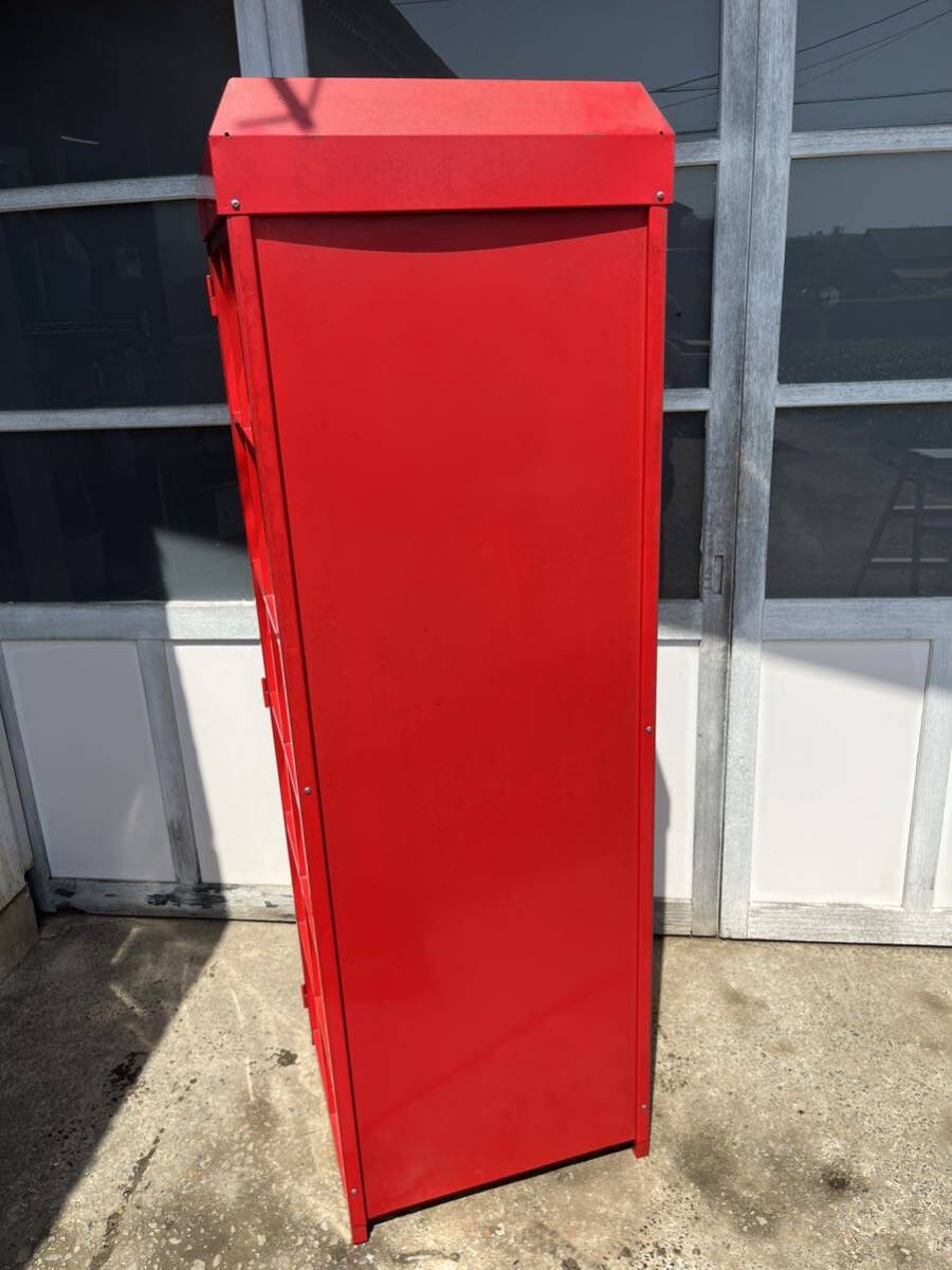  Showa era Vintage telephone box type locker wardrobe 