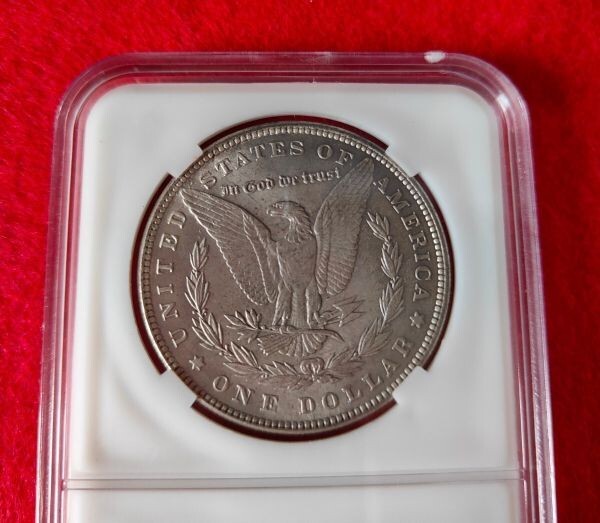 ■ 1889年 スラブケース入り MS68 モルガンダラー Morgan 銀 モーガン 古銭の画像2