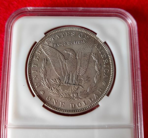 ◆ 1883年 スラブケース入り MS68 モルガンダラー Morgan 銀 モーガン 古銭の画像2