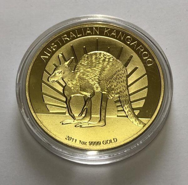 ◆ 鑑賞ケース入り エリザベスⅡ カンガルー金貨 オーストラリア ゴールド コイン 通貨_画像3