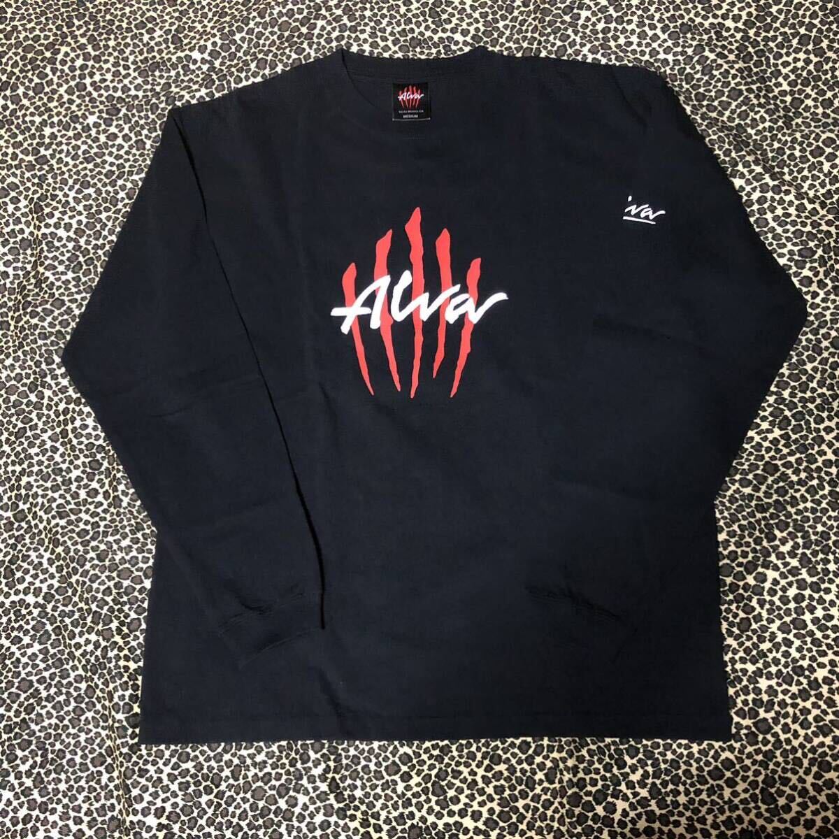 美品 TONY ALVA ロンT ブラック M トニーアルバ 長袖 Tシャツ 美品 TONY ALVA ロンT ブラック M トニーアルバ 長袖 Tシャツ