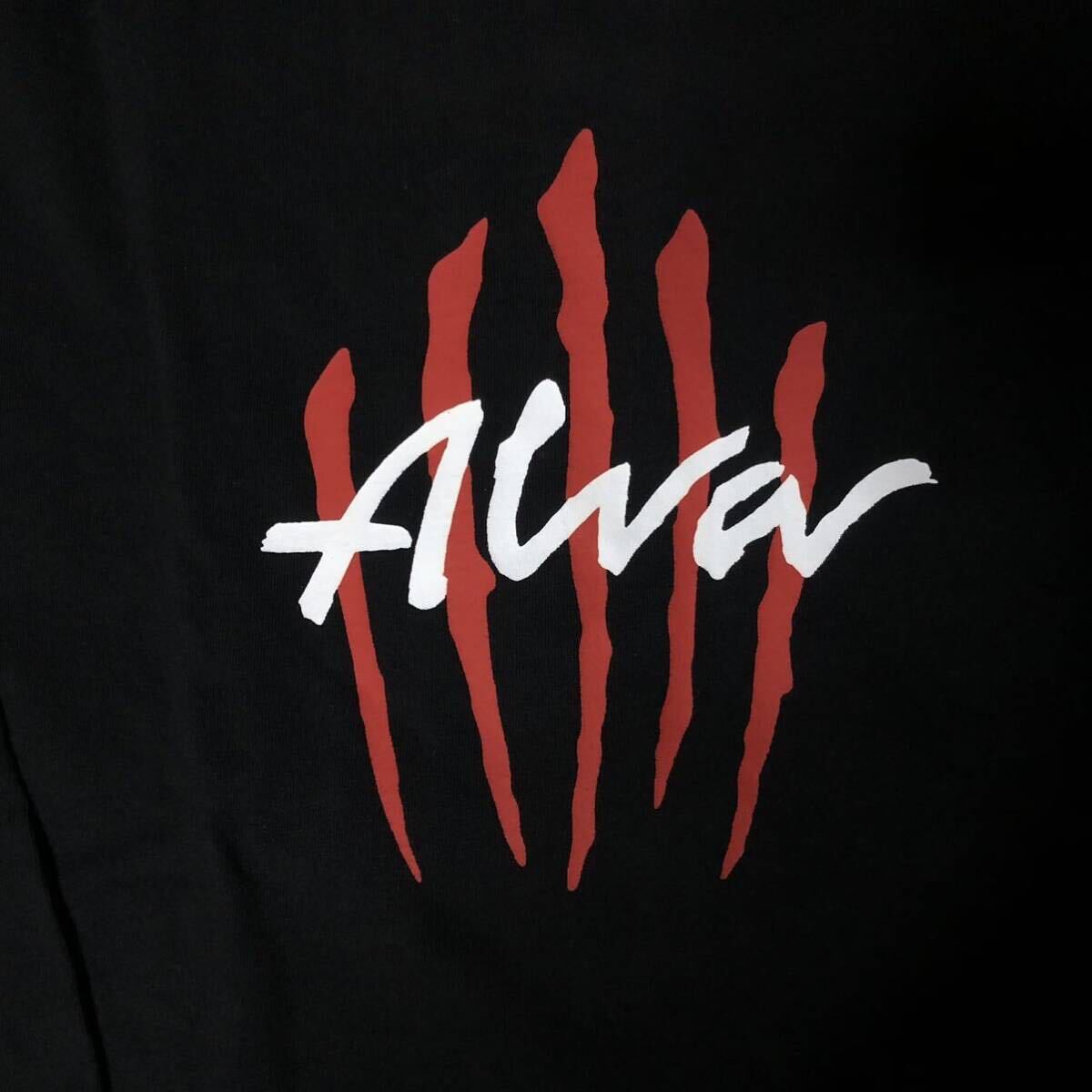 美品 TONY ALVA ロンT ブラック M トニーアルバ 長袖 Tシャツ 美品 TONY ALVA ロンT ブラック M トニーアルバ 長袖 Tシャツ