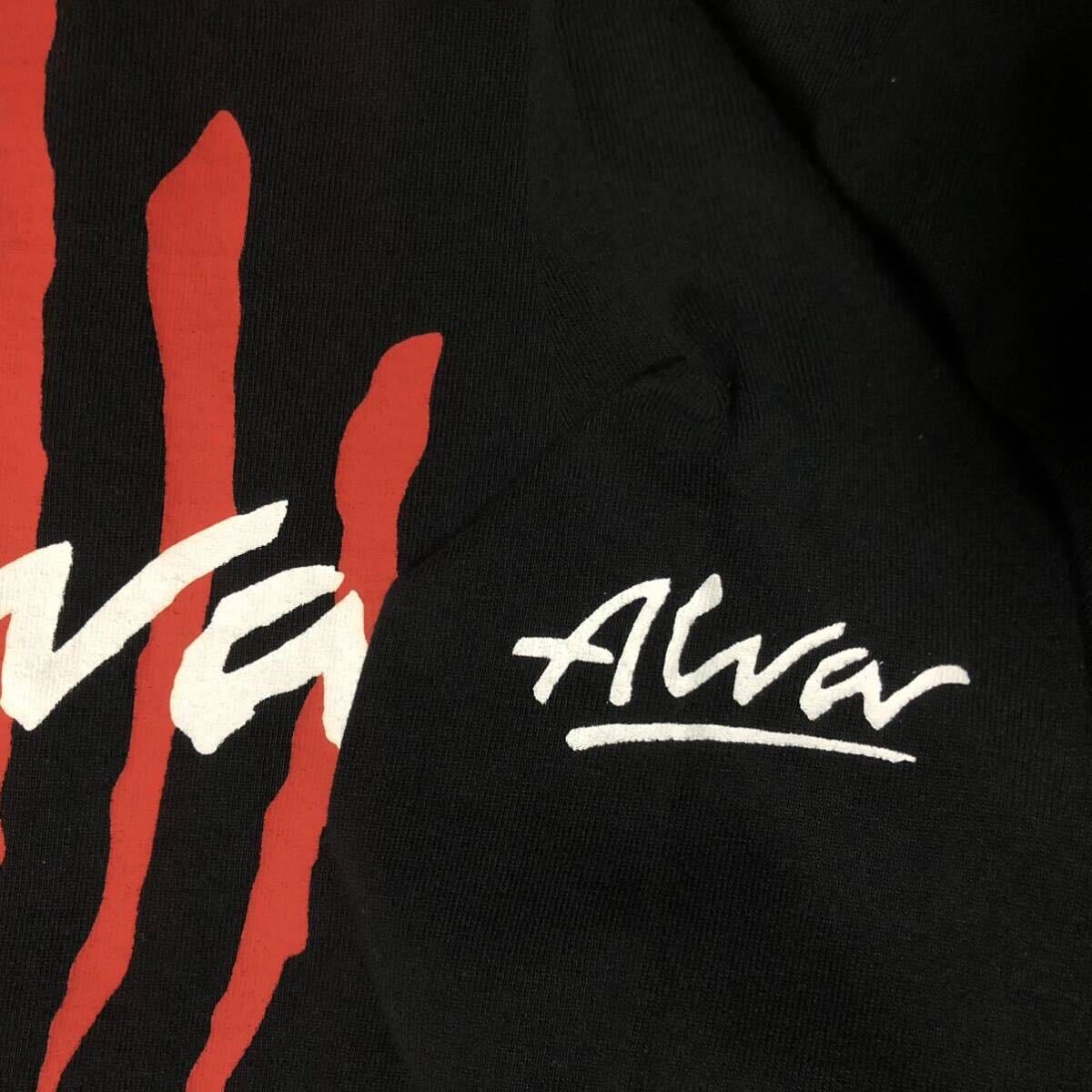 美品 TONY ALVA ロンT ブラック M トニーアルバ 長袖 Tシャツ 美品 TONY ALVA ロンT ブラック M トニーアルバ 長袖 Tシャツ