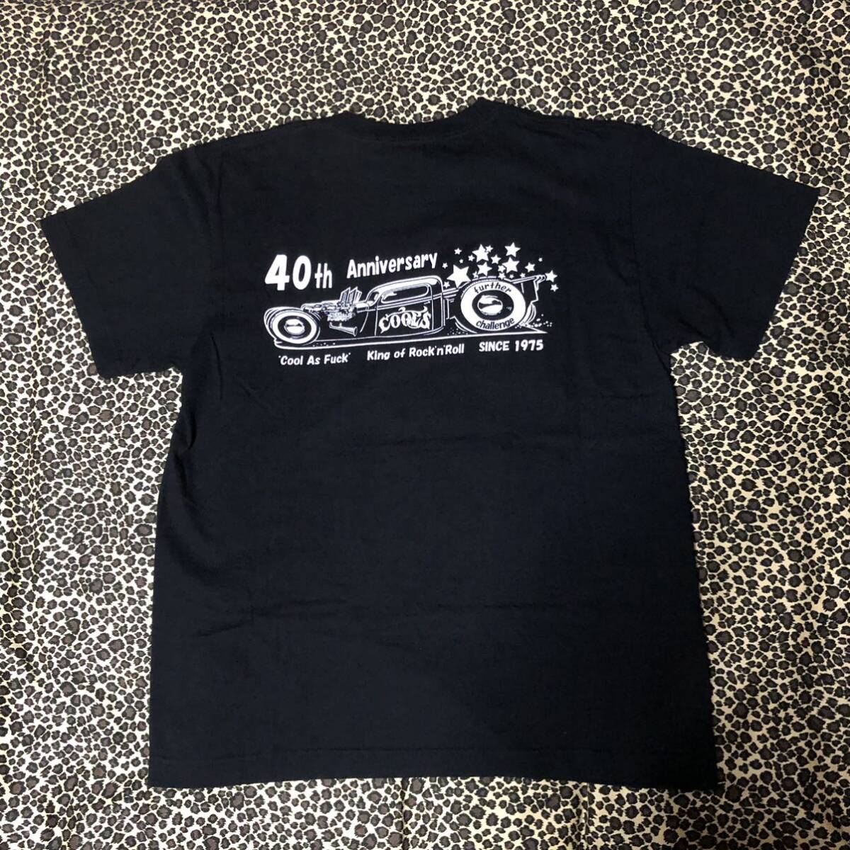 COOLS 40th Tシャツ Mサイズ ブラック CHOPPER クールス ロカビリー ロックンロール チョッパー_画像5