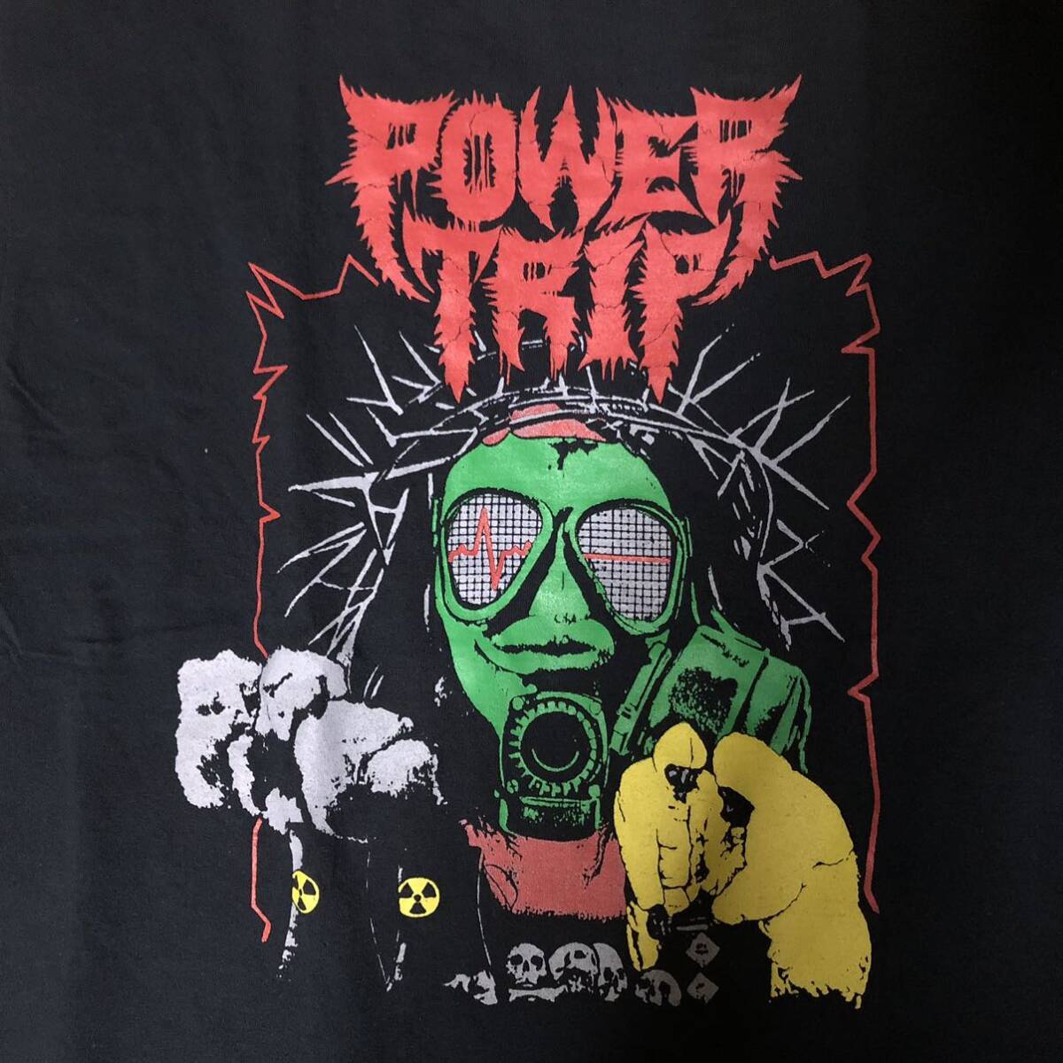 POWER TRIP バンド Tシャツ ブラック Lサイズ パワートリップ_画像4