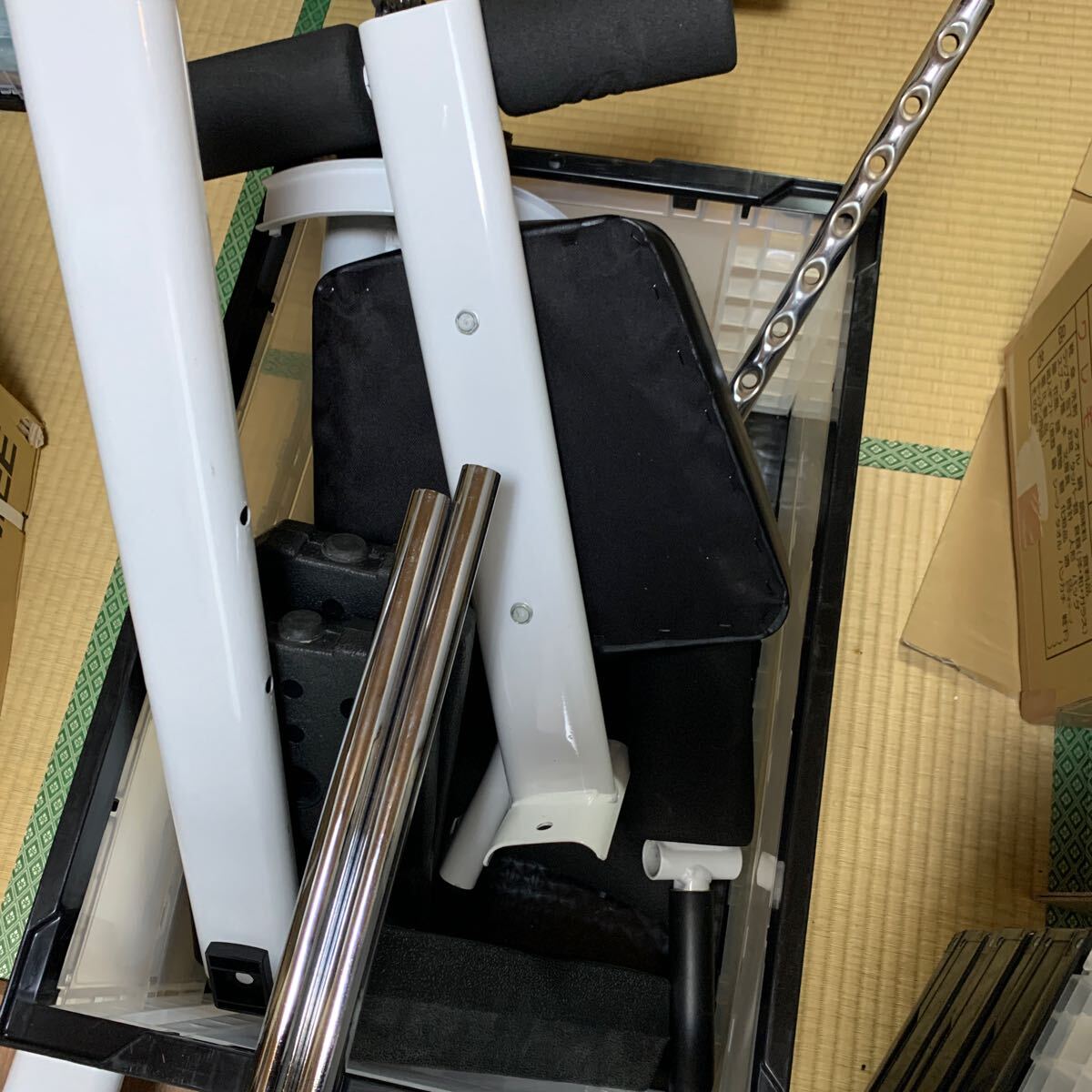 IROTEC アイロテック 筋トレ マルチホームジムDX トレーニングマシン 解体済み 150ポンド （04.20）の画像3
