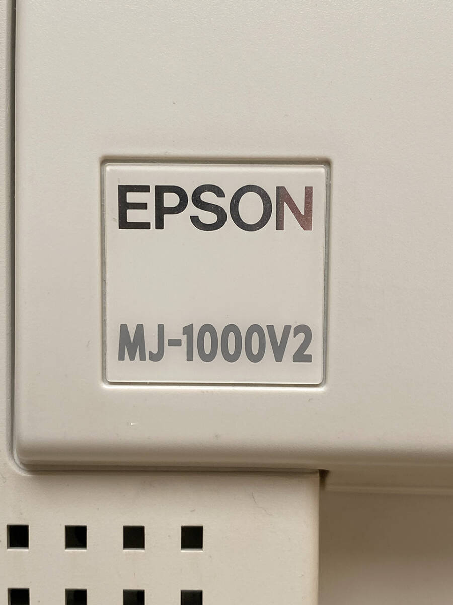 【ジャンク】EPSON インクジェットプリンター MJ-1000V2 純正インク（MJIC3P）・ケーブル付き A3対応 モノクロ_型番