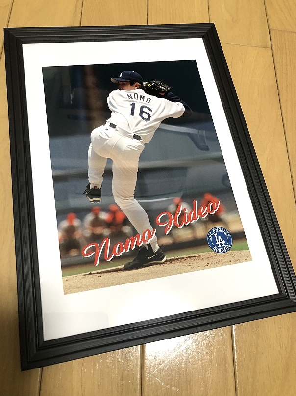 送料込み）ロサンゼルス・ドジャース（Los Angeles Dodgers）野茂 英雄 ポスターその１ の画像3