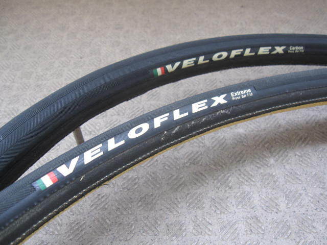 VELOFLEX(ヴェロフレックス) Extreme Carbon チューブラー ブラック ペア ７００Ｃ イタリア製 新品未使用_画像10