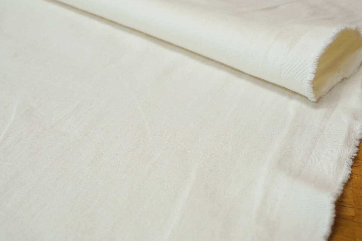 近江晒加工 超長綿オーガニックコットン オフ生成 長4ｍ 巾120cm トップス チュニック スカート ワイドパンツの画像3