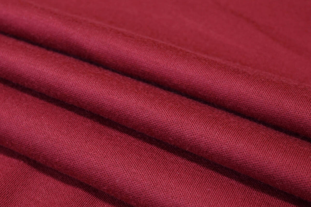 綿系素材 フライスニット 微薄さらっとソフト 濃ローズピンク 長5ｍ巾155cm プルオーバー チュニック Tシャツ 長袖 インナーの画像2