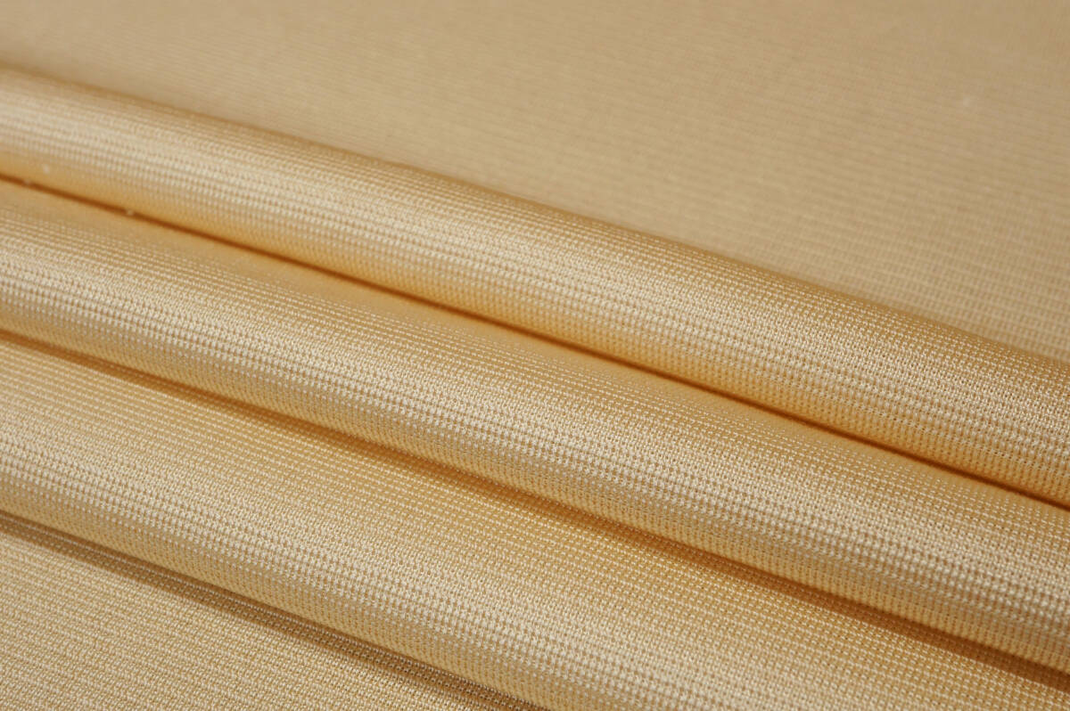 シルク ミラノリブニット 微薄くったりソフト クリームベージュ長4ｍ巾115cm Ｔシャツ 長袖 プルオーバー チュニックの画像3