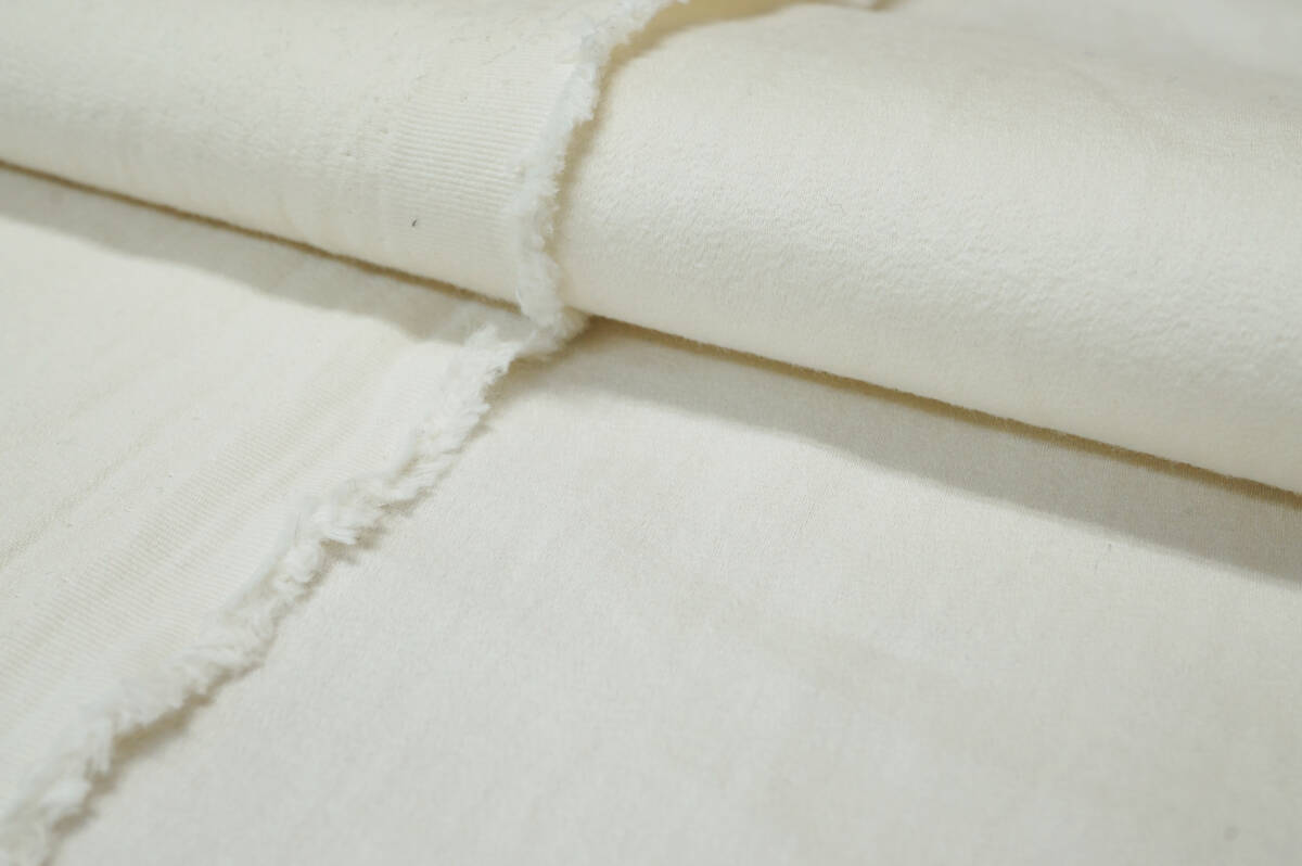 近江晒加工 超長綿オーガニックコットン オフ生成 長4ｍ 巾120cm トップス チュニック スカート ワイドパンツの画像5