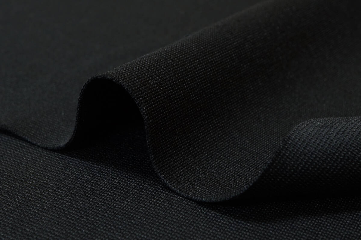 ポンチニット 中厚ソフト2way伸縮 黒 長4ｍ巾150cm 長袖 チュニック ワンピース スカート カーディガンの画像4