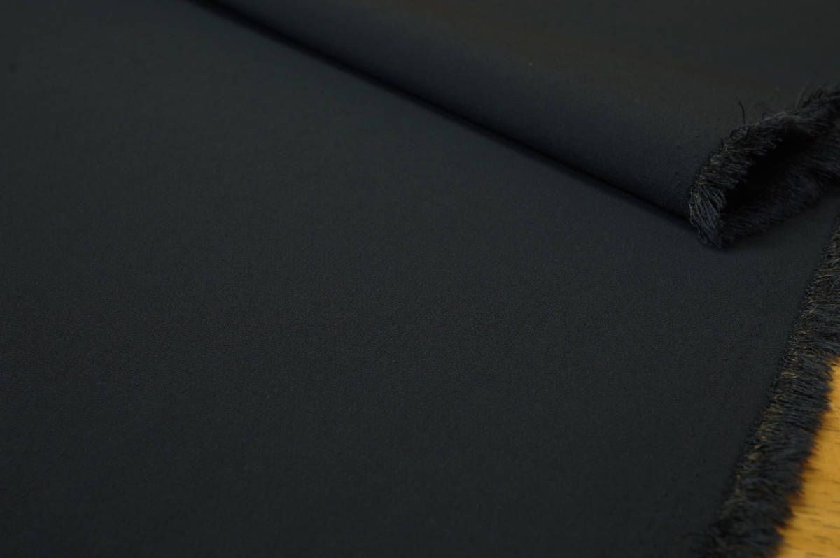 さらさらストレッチ 中厚地ドレープ 黒 長4ｍ巾135cm ワンピース オールインワン チュニック スカート ワイドパンツ _画像3
