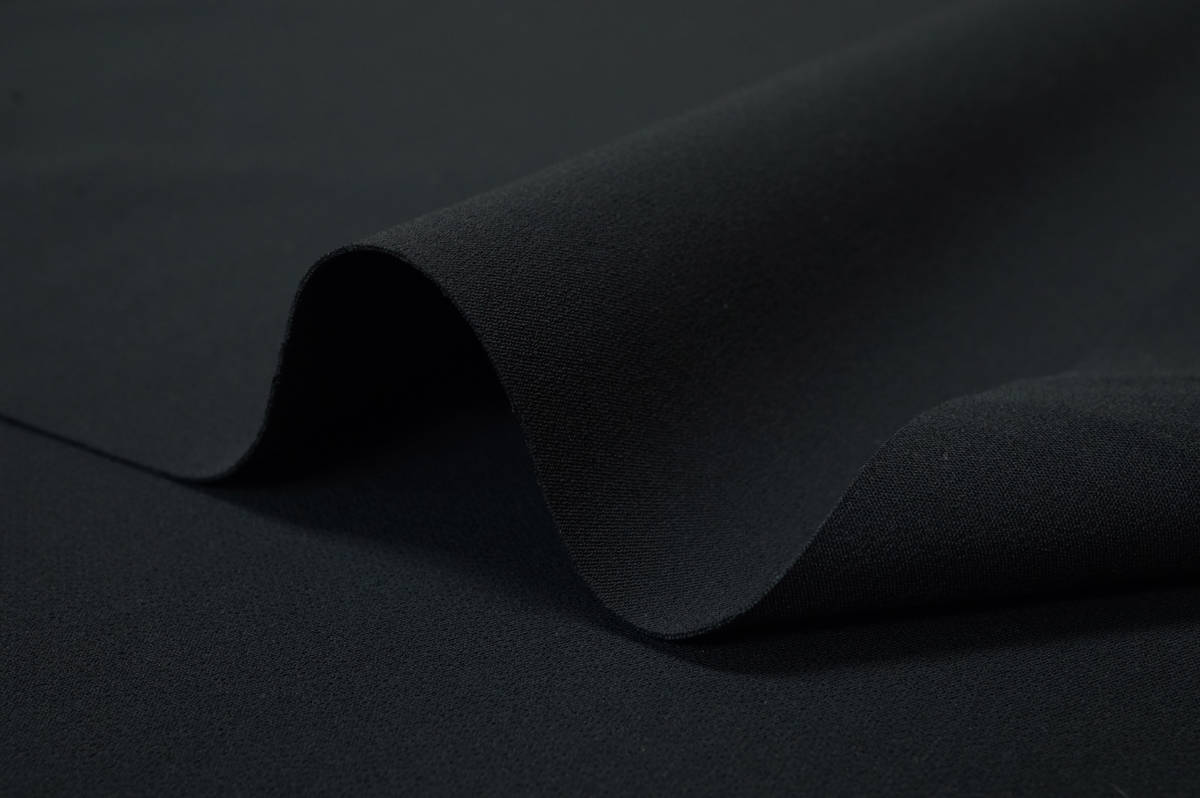 さらさらストレッチ 中厚地ドレープ 黒 長4ｍ巾135cm ワンピース オールインワン チュニック スカート ワイドパンツ の画像4