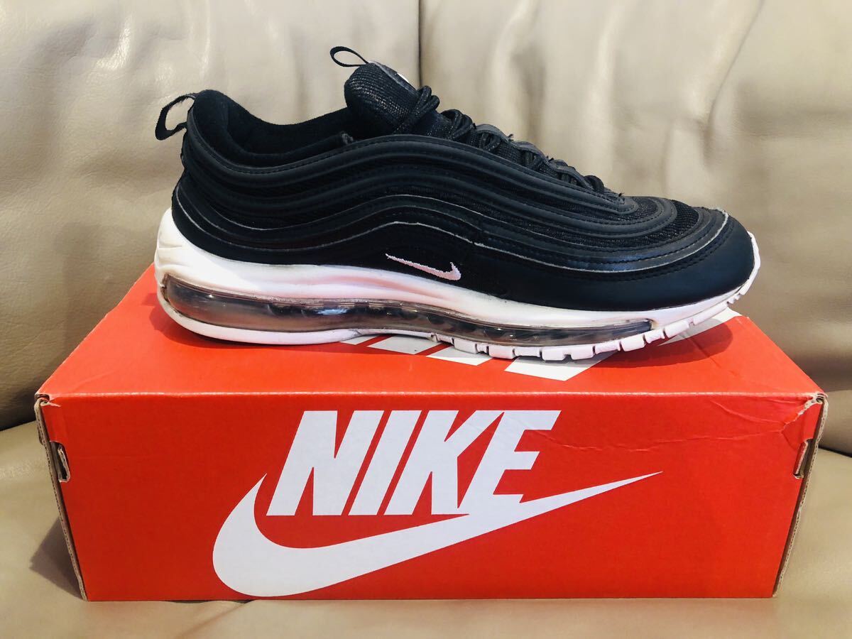 超希少！即完売品！Ron Hermanロンハーマン購入品！超希少ブラックアウト！★NIKEナイキ AIRMAX 97 Black！ゴールデンサイズ27.5㎝！★_画像6