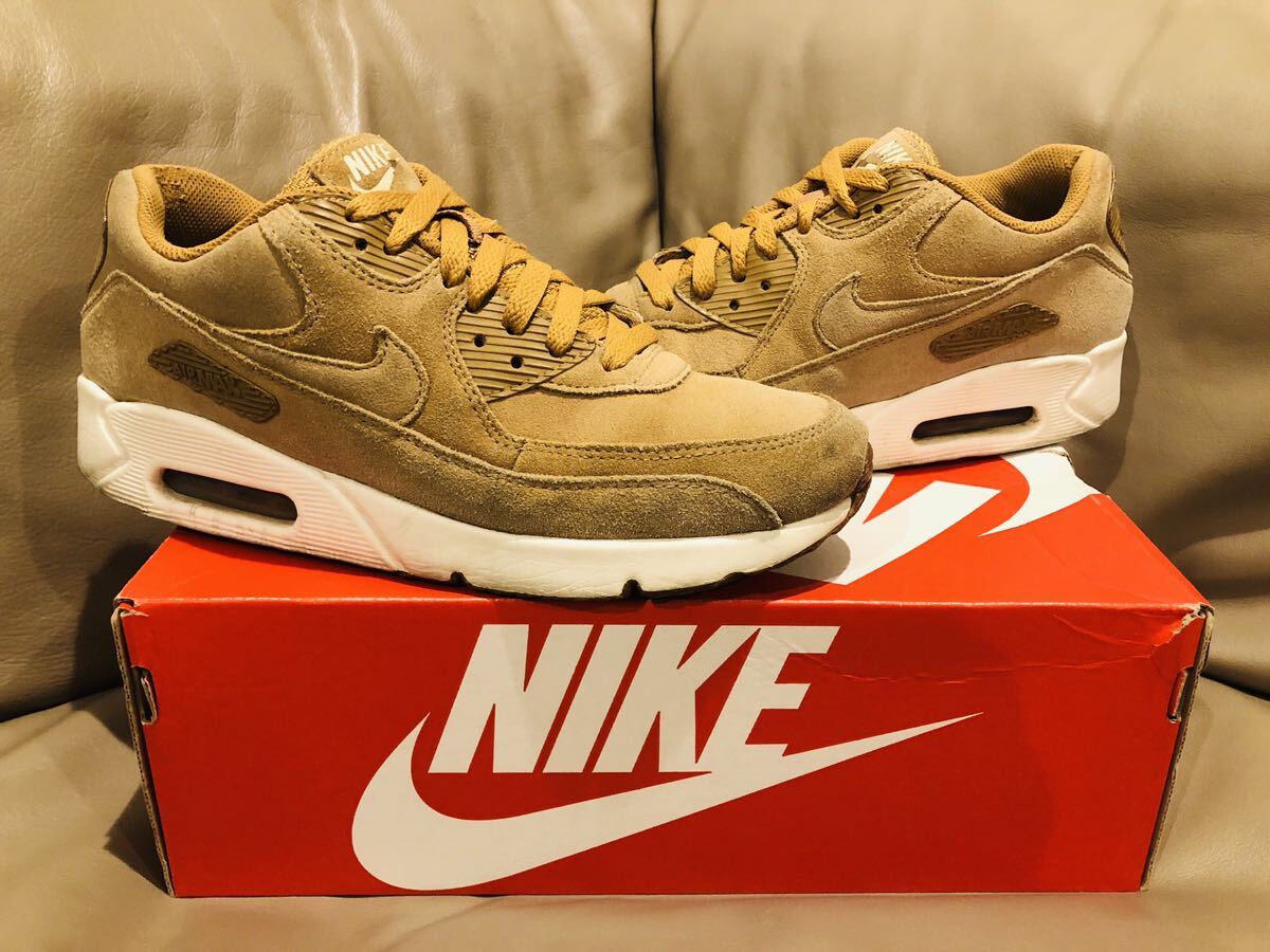 超希少！即完売品！Ron Hermanロンハーマン購入品！お洒落！カッコイイ！★NIKEナイキ AIRMAX90 ULTRA 2.0 Ltr Flax！ゴールデンサイズ26㎝の画像3