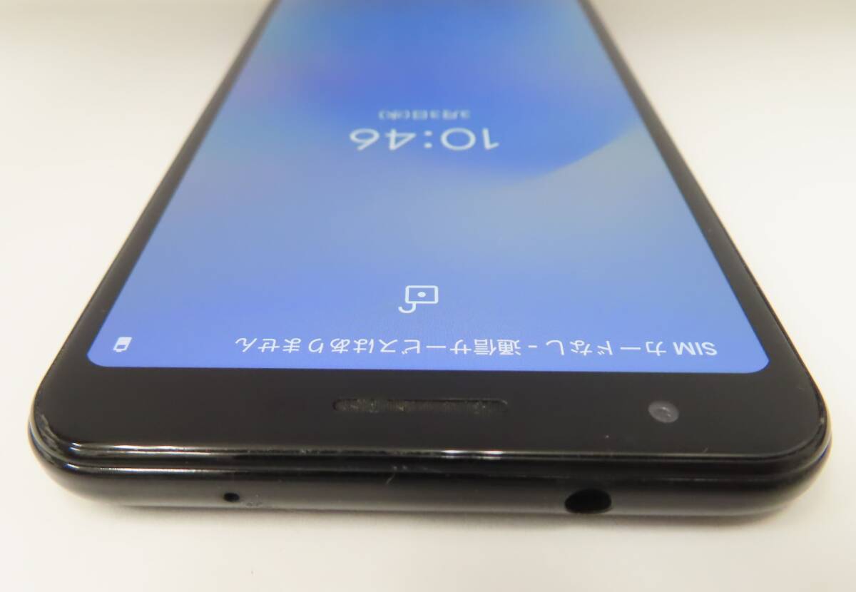 #75940 SoftBank ソフトバンク Google Pixel 3a Just Black 64GB 判定〇の画像3