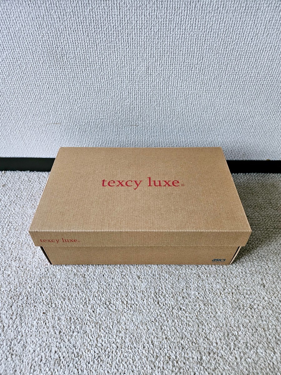 タグ付き新品☆ASICS texcy luxe ビジネスシューズ 27.5cm ブラウン 茶 革靴 レザーの画像7