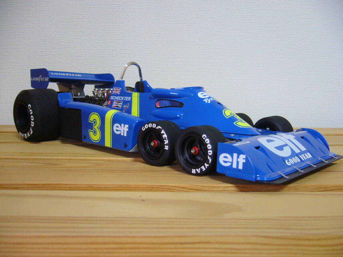 タミヤ ビッグスケールシリーズNo.19 1/12 ティレル P34 シックスホイーラー Tyrrell P34 SIX WHEELER 完成品の画像1