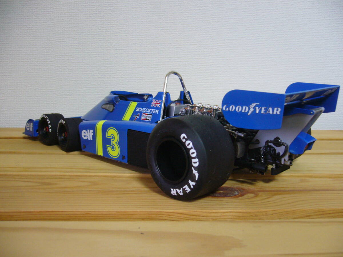 タミヤ ビッグスケールシリーズNo.19 1/12 ティレル P34 シックスホイーラー Tyrrell P34 SIX WHEELER 完成品の画像4